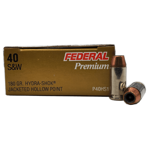 40 S&W - Federal Hydra-Shok 180 Grain JHP