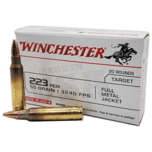 223 Rem - Winchester USA 55 Grain Full Metal Jacket