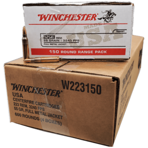 223 Rem - Winchester USA 55 Grain Full Metal Jacket - 600 Rounds