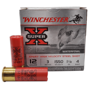12 Gauge - Winchester 3" Super-X HV #4 Steel Shot