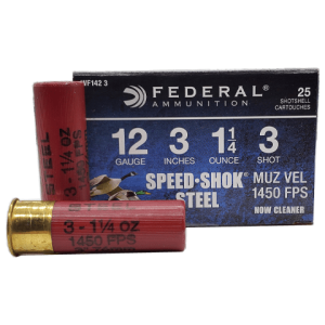 12 Gauge - Federal 3" Steel Speed-Shok #3 Shot