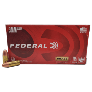 9mm - Federal USA 115 Grain Full Metal Jacket