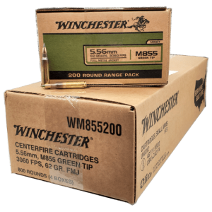 5.56 Nato - Winchester/Lake City 62 Gr. Green Tip 800 Rd. Case