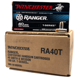 40 S&W – Winchester Ranger-T 180 Grain JHP – 500 Rounds