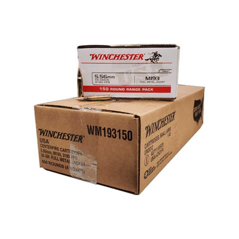 5.56 Nato – Winchester 55 Grain FMJ – 600 Rounds