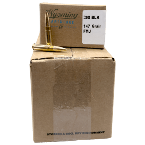 300 Blackout – Wyoming Cartridge 147 Grain Full Metal Jacket – 500 Rounds
