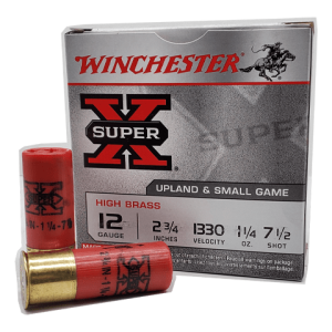 12 Gauge - Winchester Super-X High Brass 2-3/4" #7.5 Shot