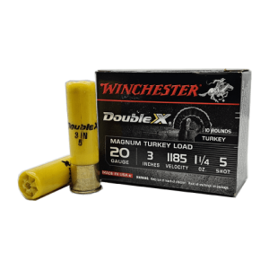 20 Gauge – Winchester Double X 3″ Turkey Load #5 Shot – 10 Rounds