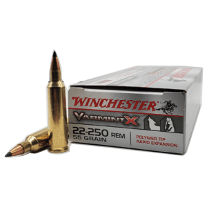 22-250 Rem - Winchester 55 Grain Polymer Tip - 20 Rounds
