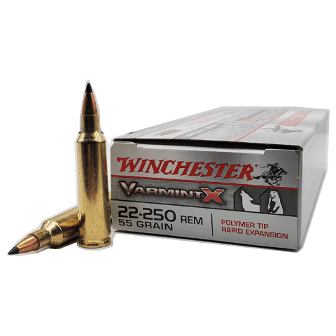 22-250 Rem - Winchester 55 Grain Polymer Tip - 20 Rounds