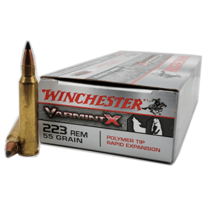 223 Rem - Winchester Varmint X 55 Grain Polymer Tip - 20 Rounds