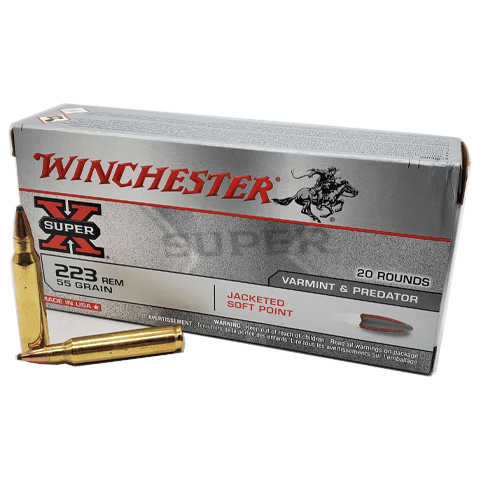 223 Rem - Winchester Super-X 55 Grain Soft Point