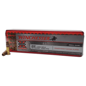 22 Long Rifle - Winchester Super-X Power Point 40 Grain Hollow Point - 100 Rounds