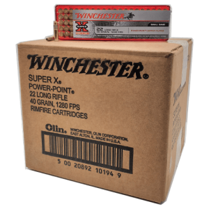 22 Long Rifle - Winchester Super-X Power Point 40 Grain Hollow Point