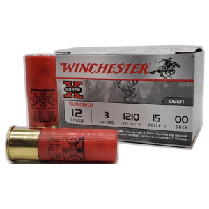 12 Gauge - Winchester Super-X 3" Buckshot 00 - 15 Rounds