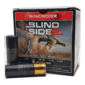 12 Gauge - Winchester Blind Side 2 Hex Steel 3" #3 Shot - 25 Rounds