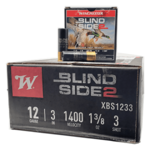 12 Gauge - Winchester Blind Side 2 Hex Steel 3" #3 Shot - 250 Rounds