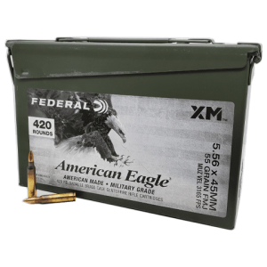 5.56 NATO - Federal American Eagle 55 Grain FMJ - 420 Rounds