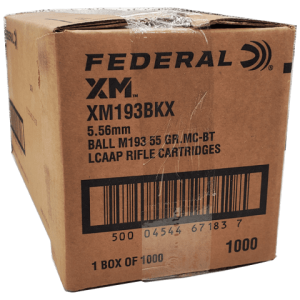5.56 NATO - Federal XM193 55 Grain FMJ