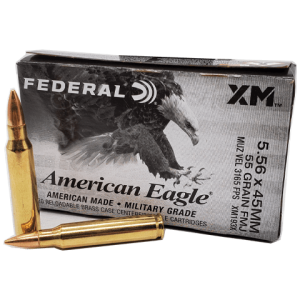 5.56 NATO - Federal American Eagle 55 Grain FMJ