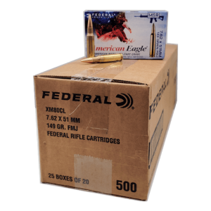 7.62x51 NATO - Federal American Eagle 149 Grain FMJ - 500 Rounds