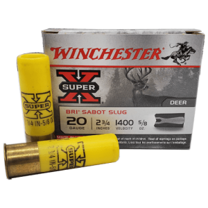 20 Gauge - Winchester 2-3/4" Super-X 5/8oz BRI Sabot Slug