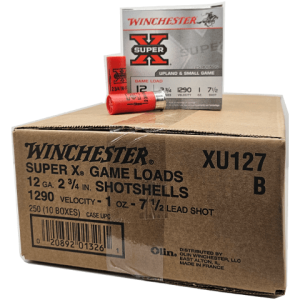 12 Gauge – Winchester Upland & Small Game 2-3/4″ 7.5 Shot – 250 Rounds
