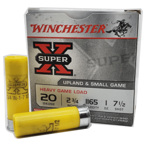 20 Gauge - Winchester Super-X 2-3/4" Heavy Game Load 7.5 Shot