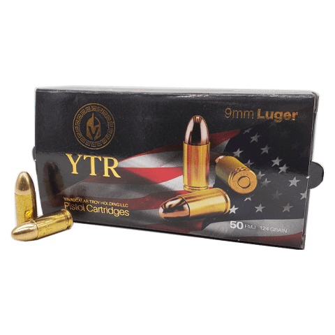 9mm - YTR 124 Grain Full Metal Jacket