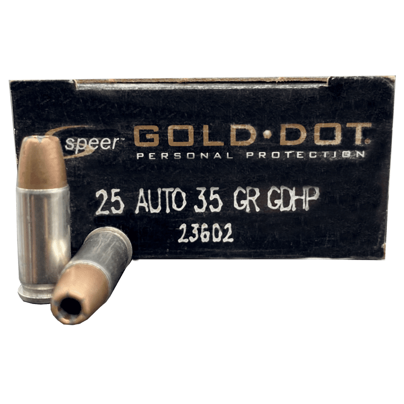 25 Auto - Speer Gold Dot 35 Grain JHP