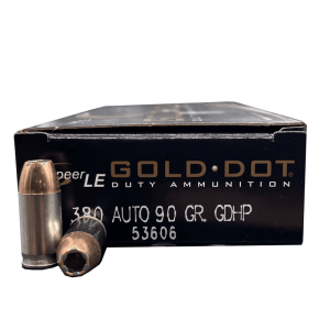 380 Auto - Speer LE Gold Dot 90 Grain JHP