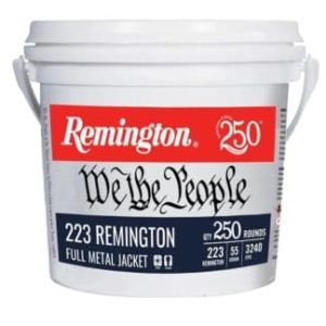 223 Rem – Remington 55 Grain FMJ – 1000 Rounds – 250rd Bucket x 4